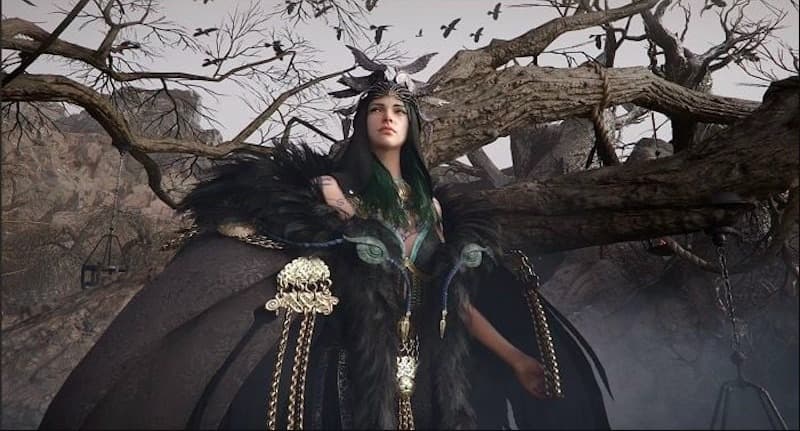 Crimson Desert Game Screenshot featuring a character in a fantasy setting