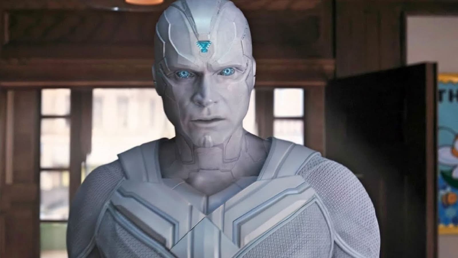 Paul Bettany as White Vision, a character he played