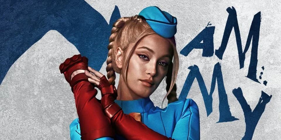 Promotional image for the upcoming Street Fighter film, showing game characters or concept art.