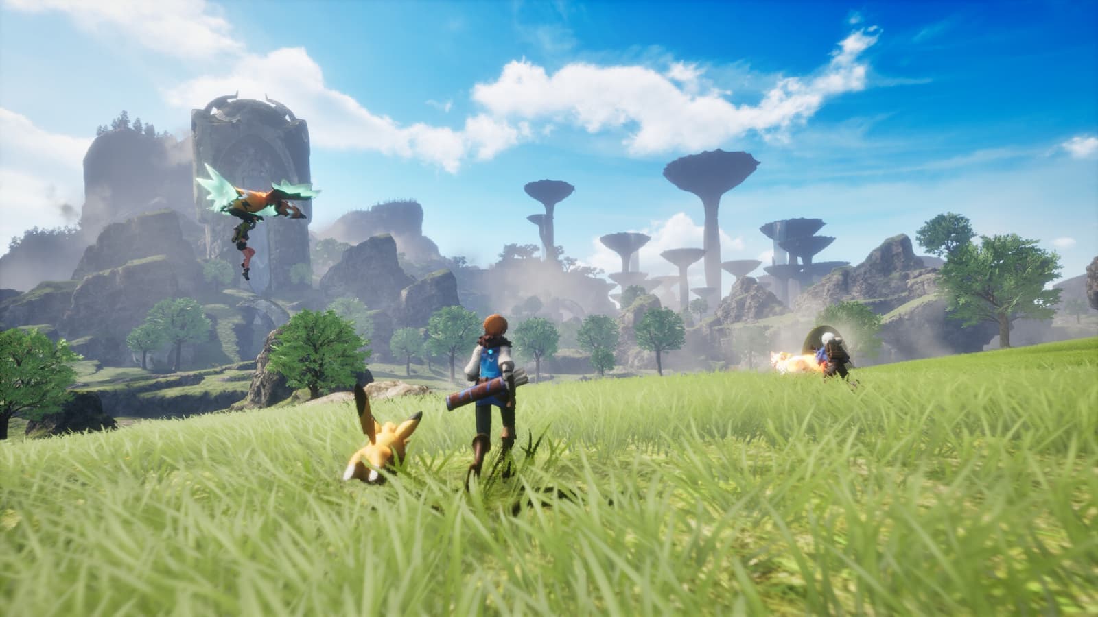 Screenshot of Pickmon gameplay featuring creature designs