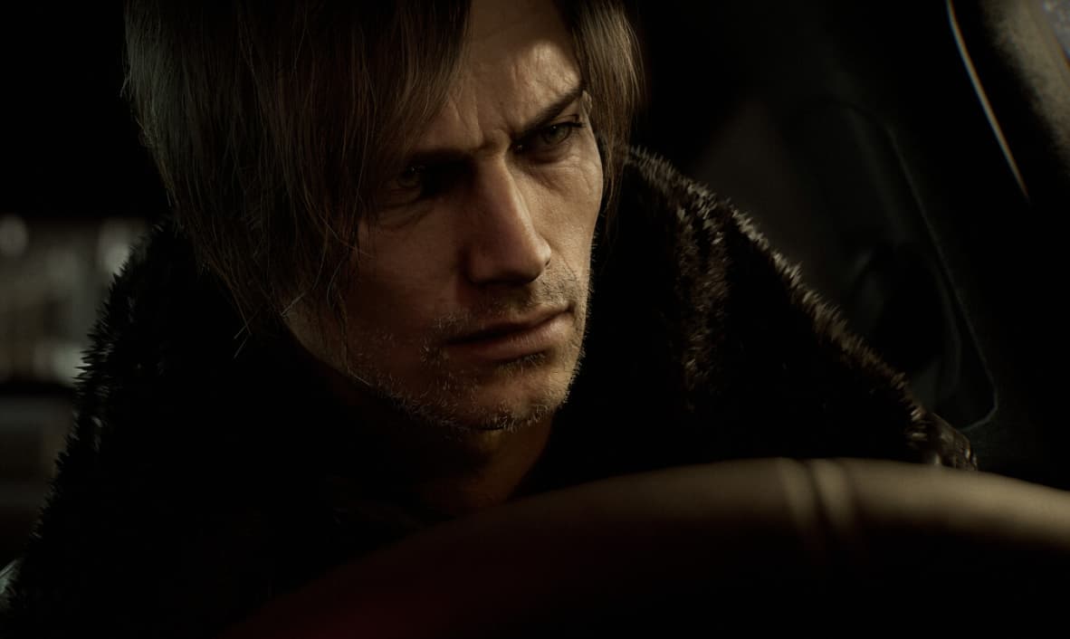 Current in-game appearance of Leon S. Kennedy in Resident Evil Requiem