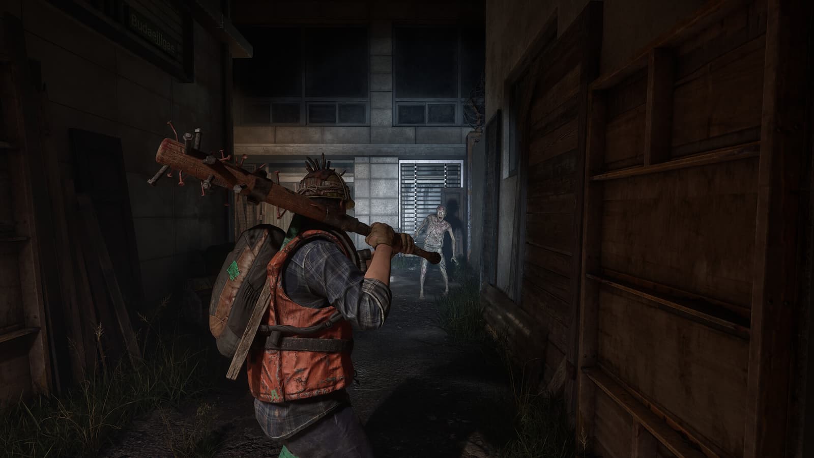 Скриншот из игры Nakwon: Last Paradise, демонстрирующий постапокалиптический Сеул