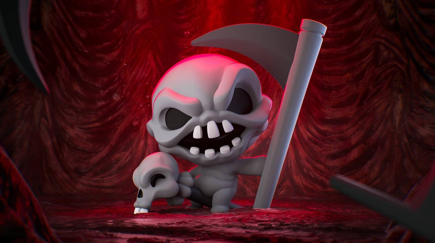 Иллюстрация фигурок Смерти и Азазеля из The Binding of Isaac: Rebirth