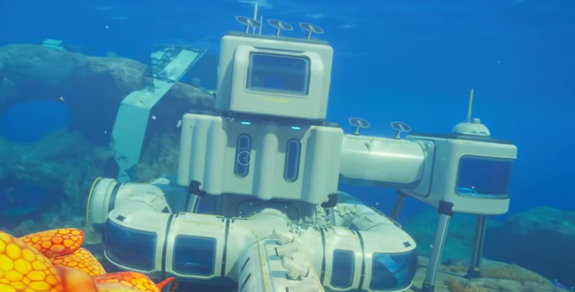 Subnautica 2 underwater base concept art