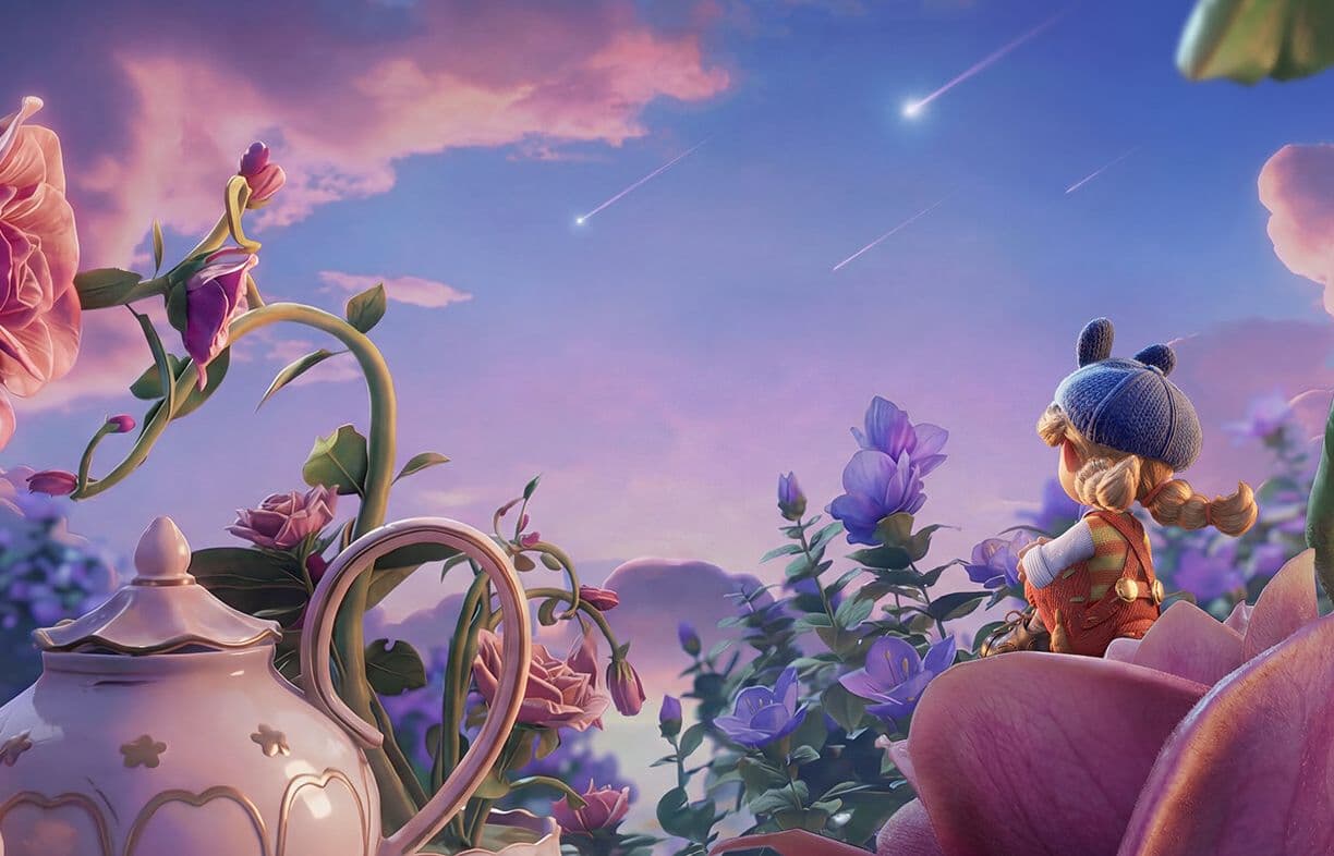 Animula Nook gameplay screenshot showing character in a vibrant setting