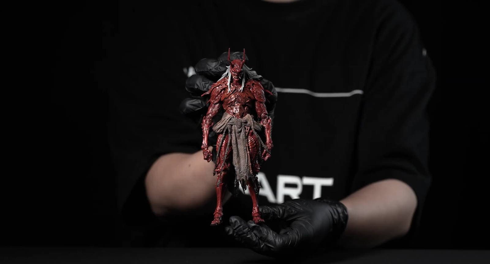 Detailed image of Inart's Yaksha King figure from Black Myth: Wukong in an action pose