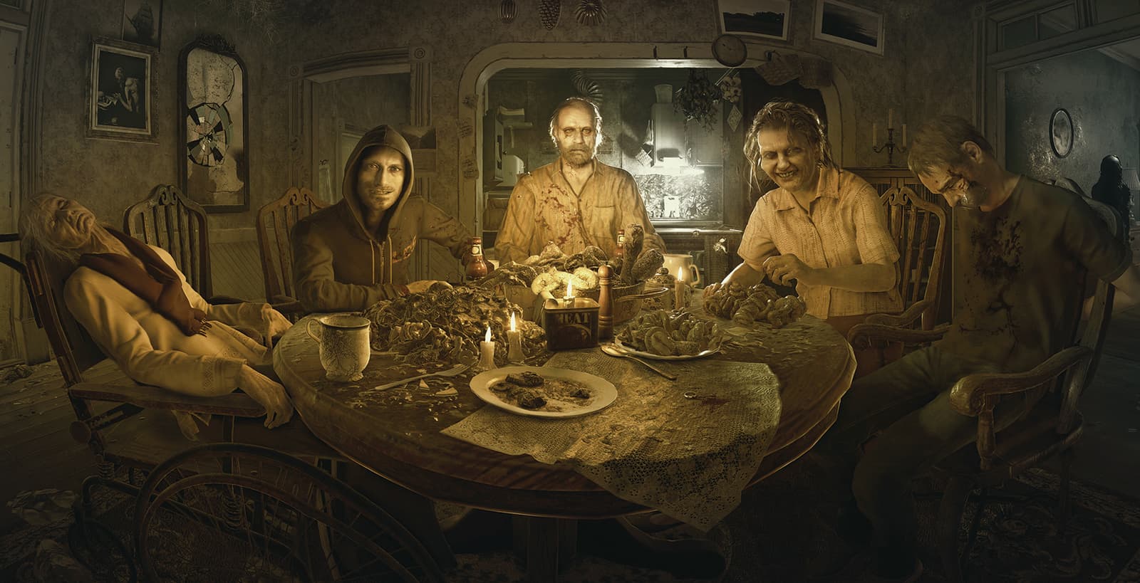 Resident Evil 7: Biohazard key art showing Mia Winters