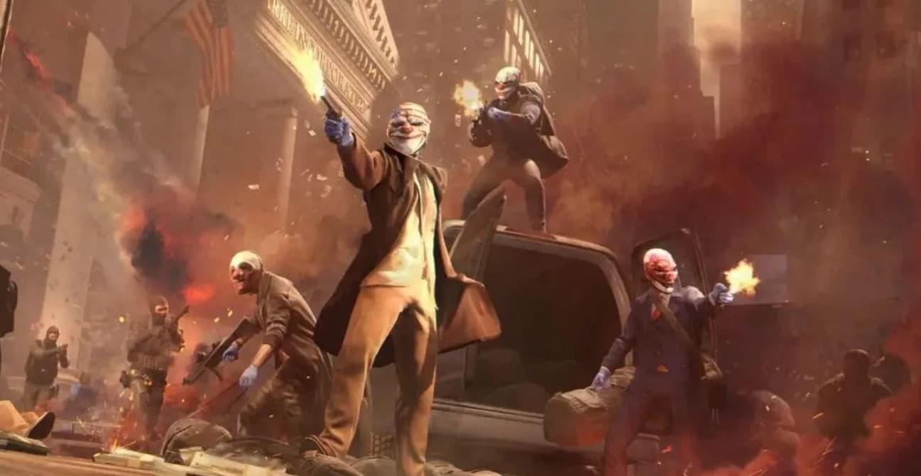 Payday 3 game screenshot showing characters in action