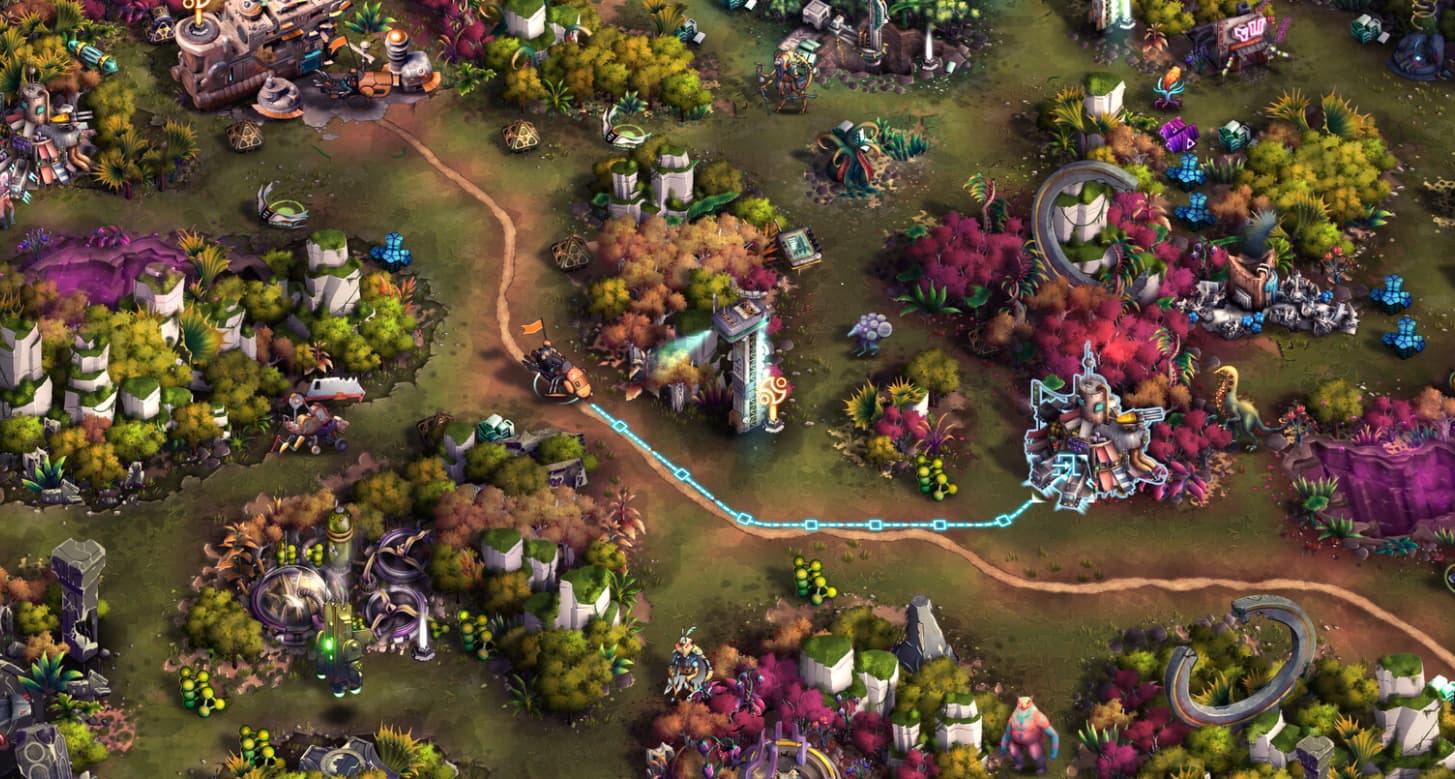 Screenshot from Heroes of Science and Fiction game showcasing gameplay