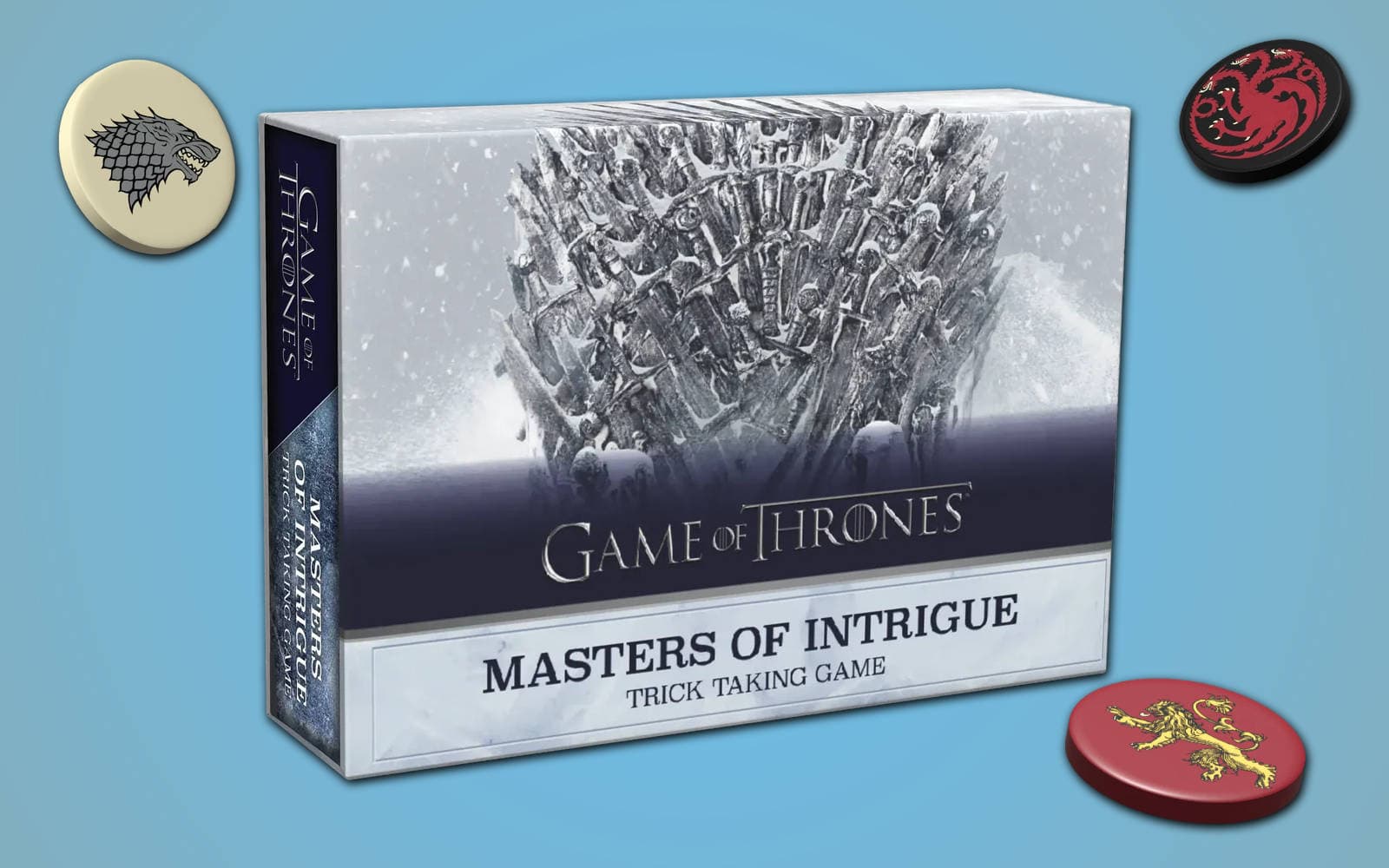 Game of Thrones: Masters of Intrigue board game cover artwork