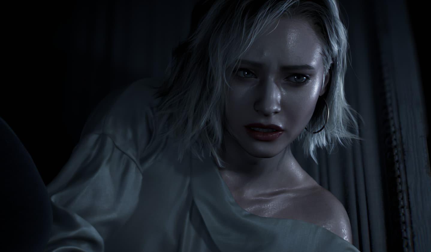 Screenshot from Resident Evil Requiem gameplay, possibly showing a timer or in-game action.