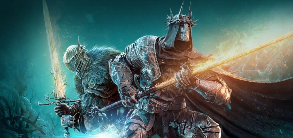 Логотип Lords of the Fallen с изображением персонажа