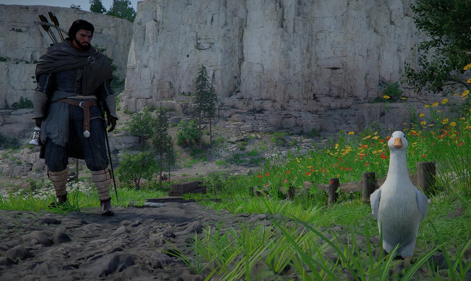 Atomic Heart Twins and Major P-3 in a promotional artwork celebrating Crimson Desert's release.