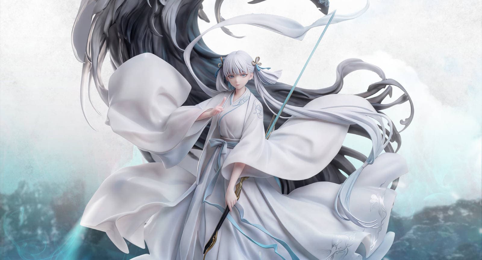 Jinxi statue render from Wuthering Waves