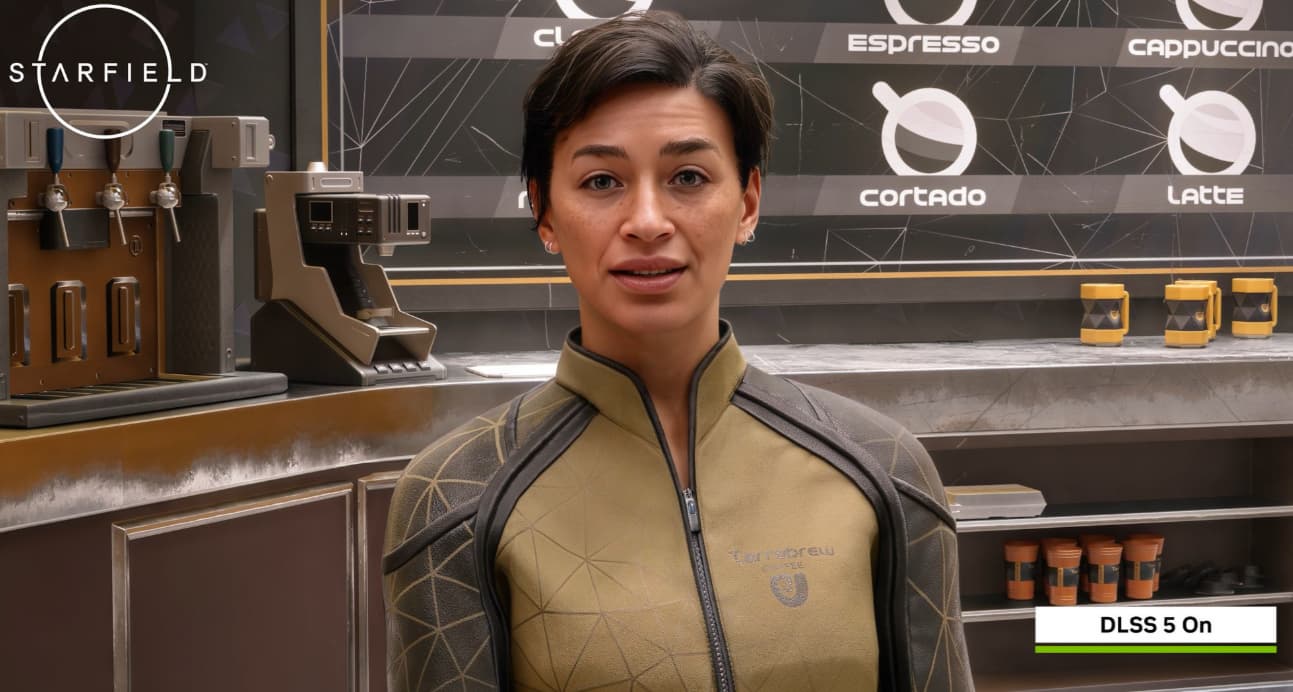 Starfield с активированной DLSS 5
