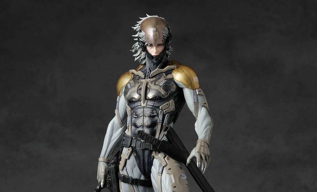 Raiden from Metal Gear Solid 4 Gecco statue