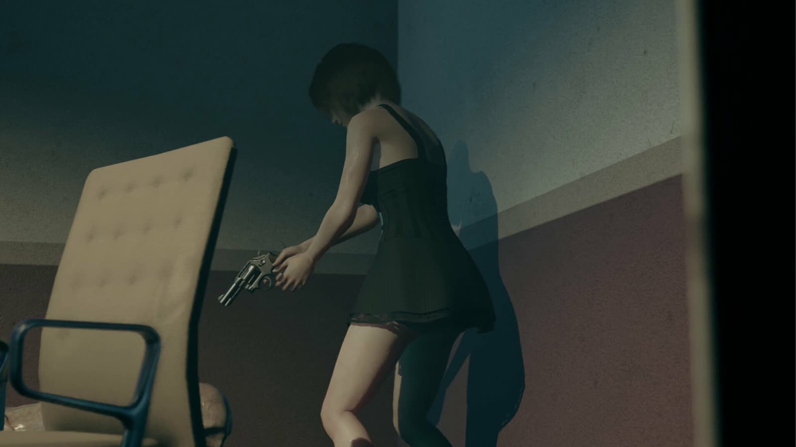 Screenshot from The Killing Antidote, a survival horror game inspired by Resident Evil.