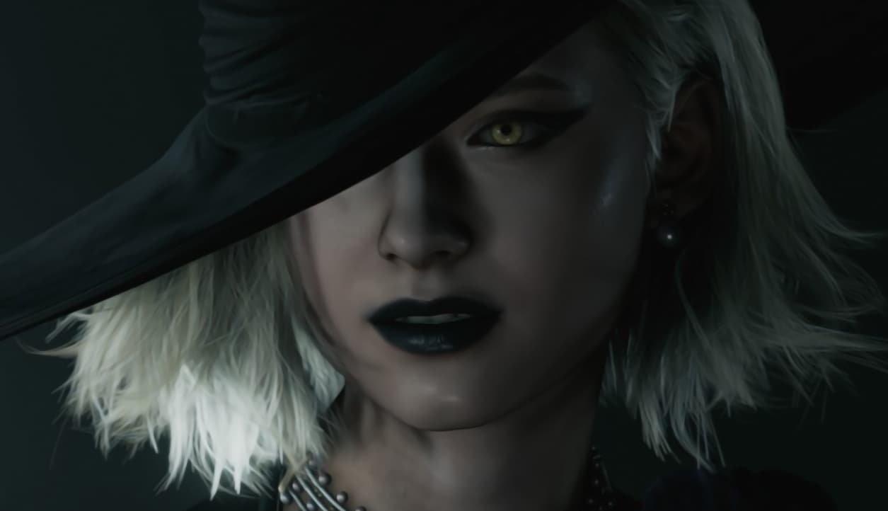 Resident Evil Requiem in-game screenshot showing a character with a flashlight