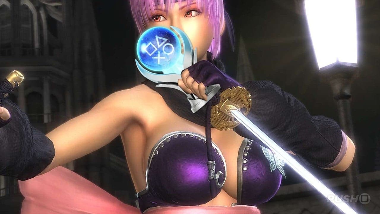 A PlayStation trophy displayed on a screen, symbolizing a platinum achievement.