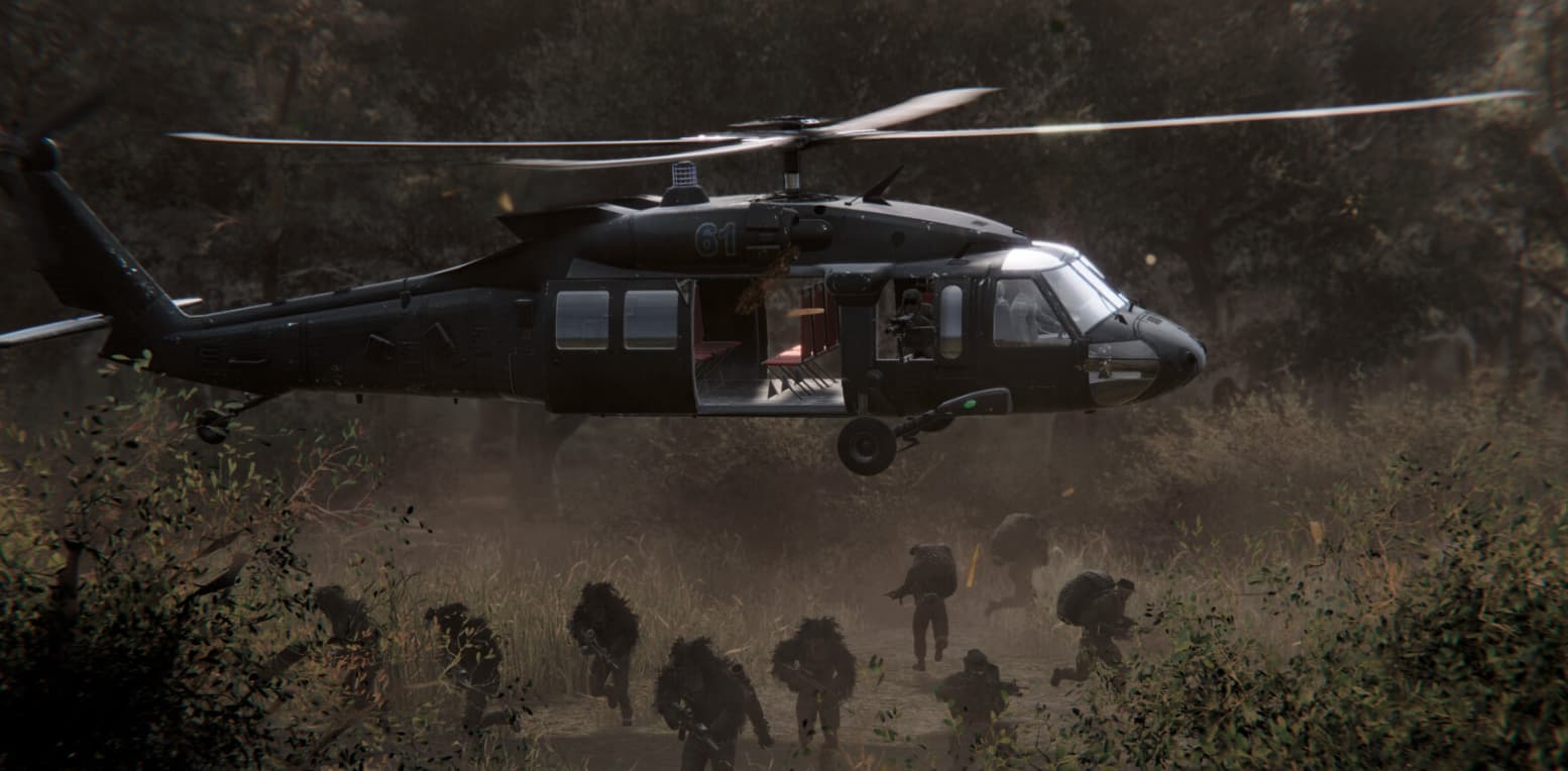 Изображение из игры Broken Arrow с новыми юнитами Балтийского батальона