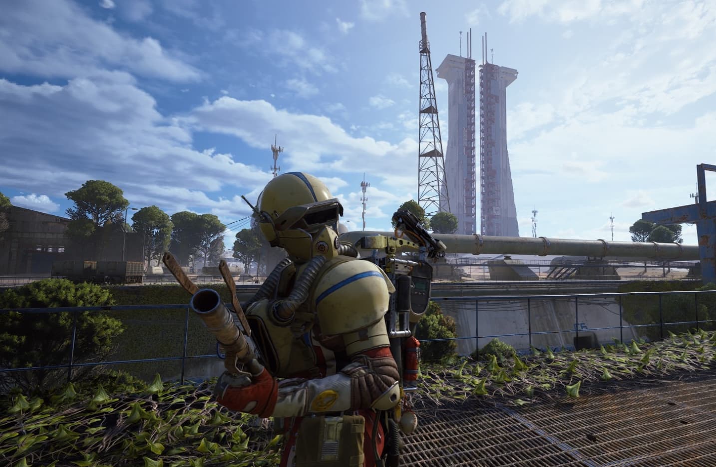 A screenshot of The Assessor, a massive probe, from Arc Raiders Flashpoint update.