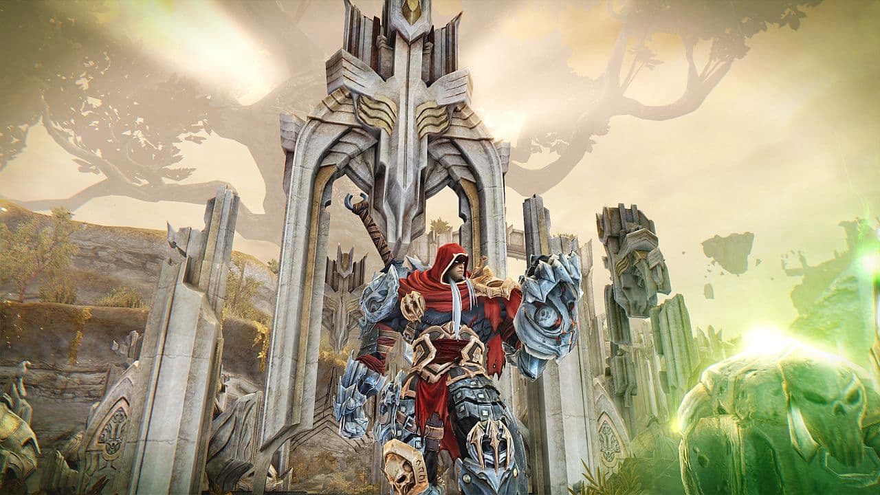 Darksiders Warmastered Edition screenshot featuring War in combat.