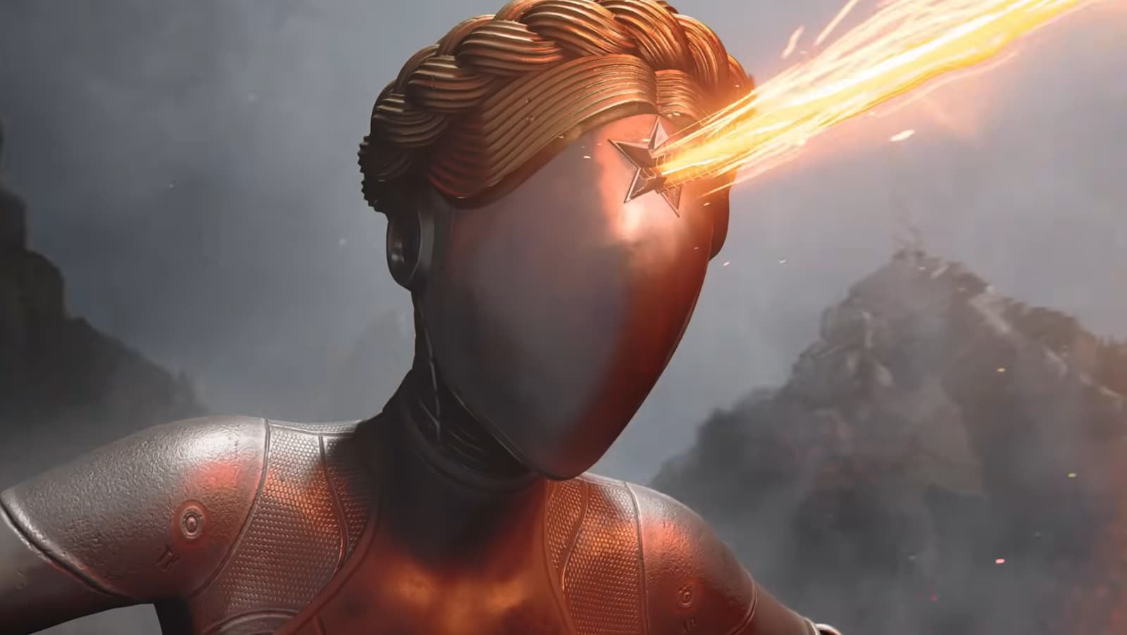 Русскоязычный постер дополнения Atomic Heart «Кровь на Хрустале»