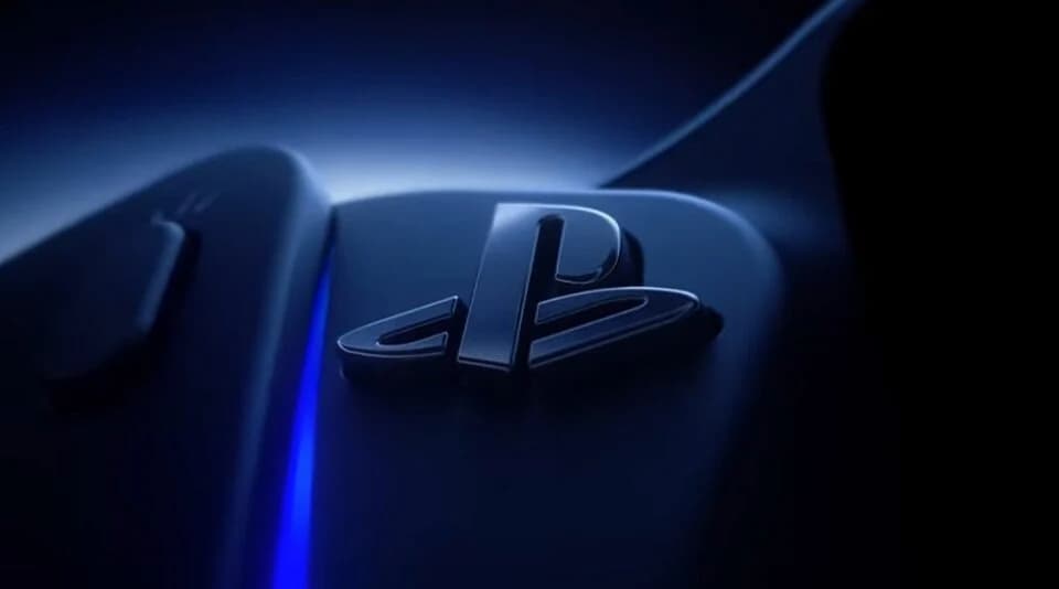 Concept image of a PlayStation console, possibly PS6 or a new portable device.