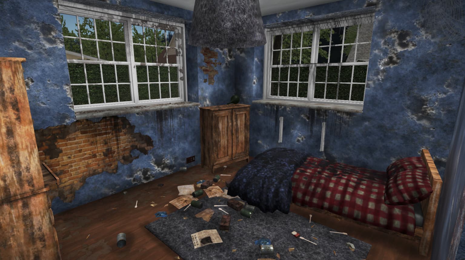 Screenshot from House Flipper game showing interior renovation