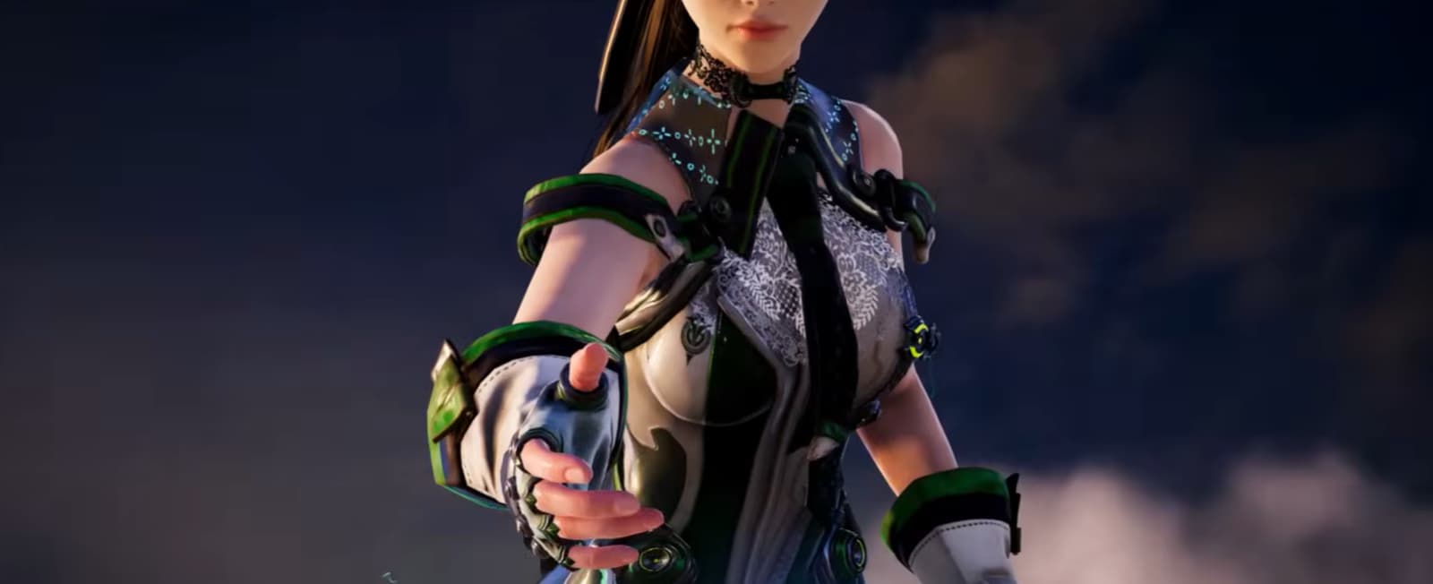 Eve from Stellar Blade holding a frying pan in PUBG: Battlegrounds