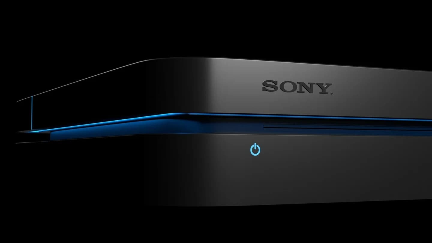 Concept image of a new PS5 model with a detachable disc drive, suggesting design evolution.