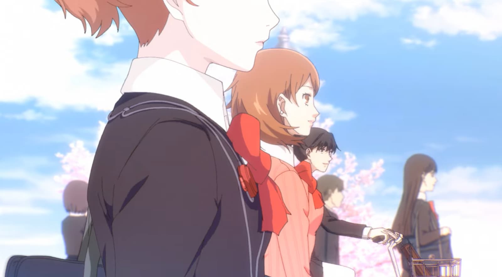 Persona 3 Reload female protagonist Kotone in a custom cutscene