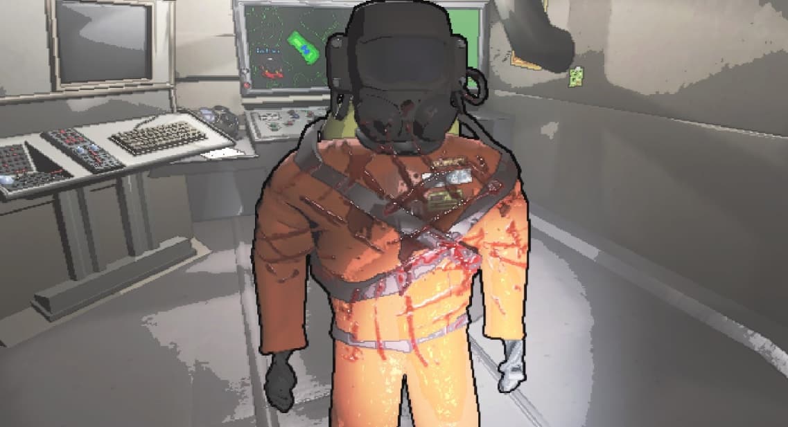 Скриншот из игры Lethal Company, демонстрирующий элементы обновления 'The Blooming Update'