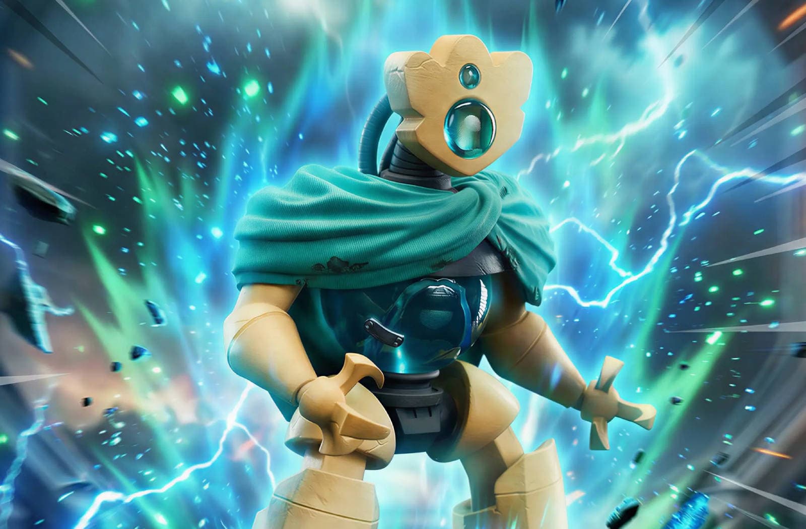 Image of the unofficial The Defect statue from Slay the Spire 2