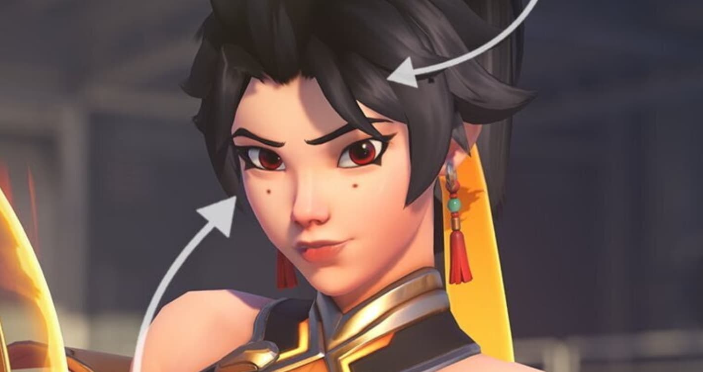 Overwatch character An Zhuan before and after redesign