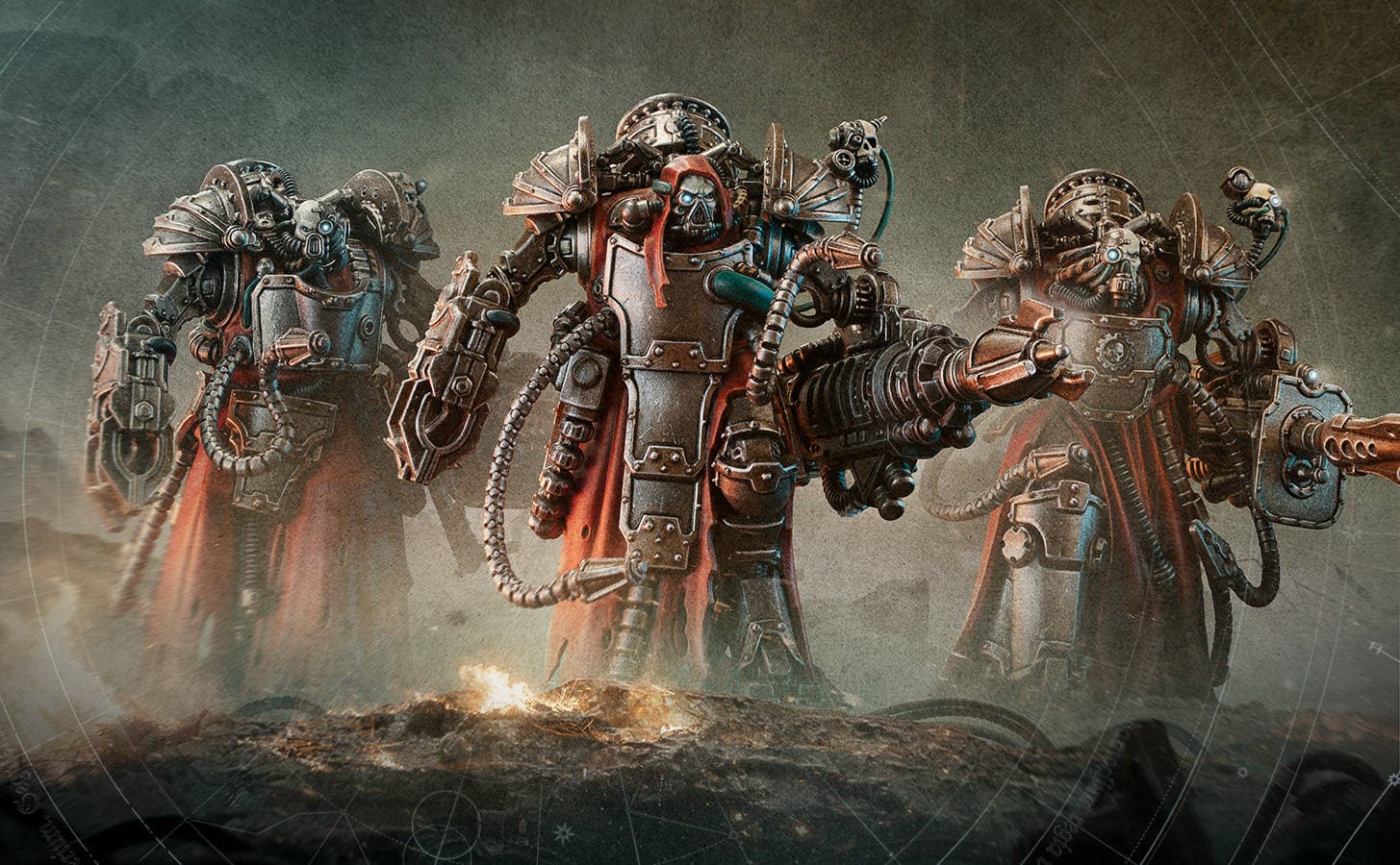 Боевые техножрецы Механикум: команда Warhammer: The Horus Heresy представила набор с Мирмидонами-разрушителями