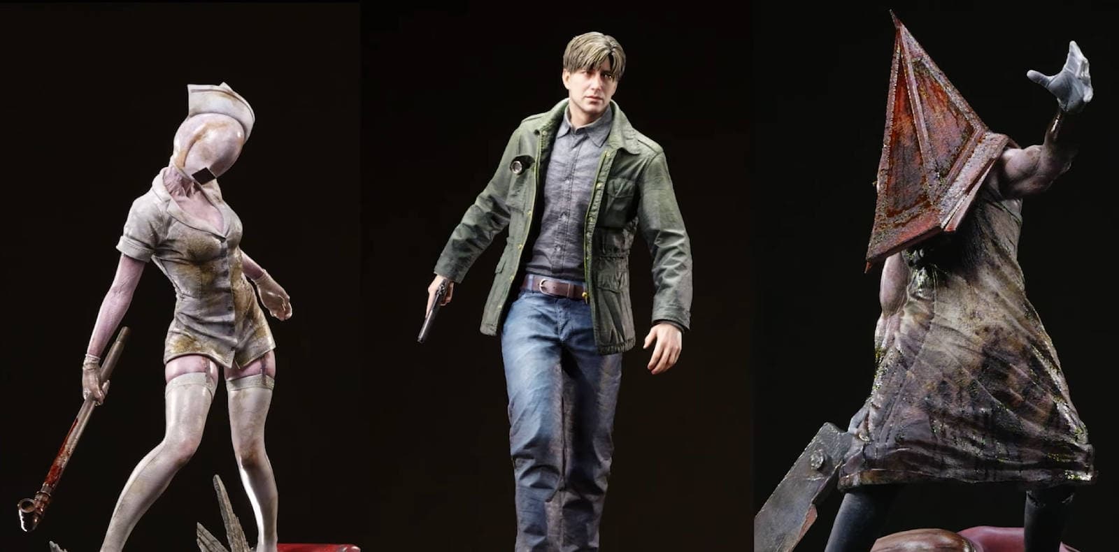 Prime 1 Studio Unveils Statues of Pyramid Head, James Sunderland, and the Bubble‑Head Nurses from the Silent Hill 2 Remake Prime 1 Studio Unveils Statues of Pyramid Head, James Sunderland, and the Bubble‑Head Nurses from the Silent Hill 2 Remake