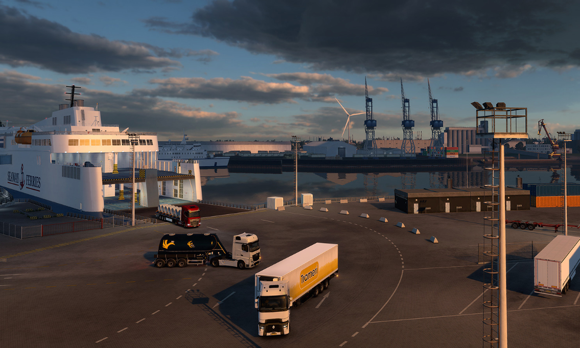 Обновлённые водоёмы в Euro Truck Simulator 2 — скриншоты переделки Бенилюкса