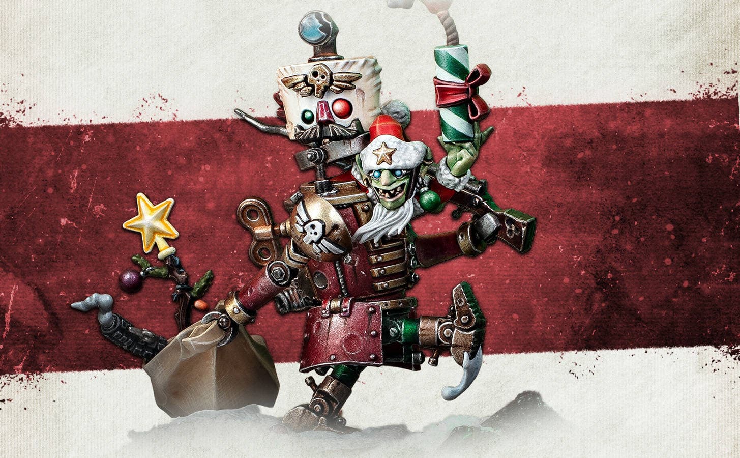 Red Gobbo from Warhammer 40,000 to Get New Christmas Miniature and Novella Red Gobbo from Warhammer 40,000 to Get New Christmas Miniature and Novella