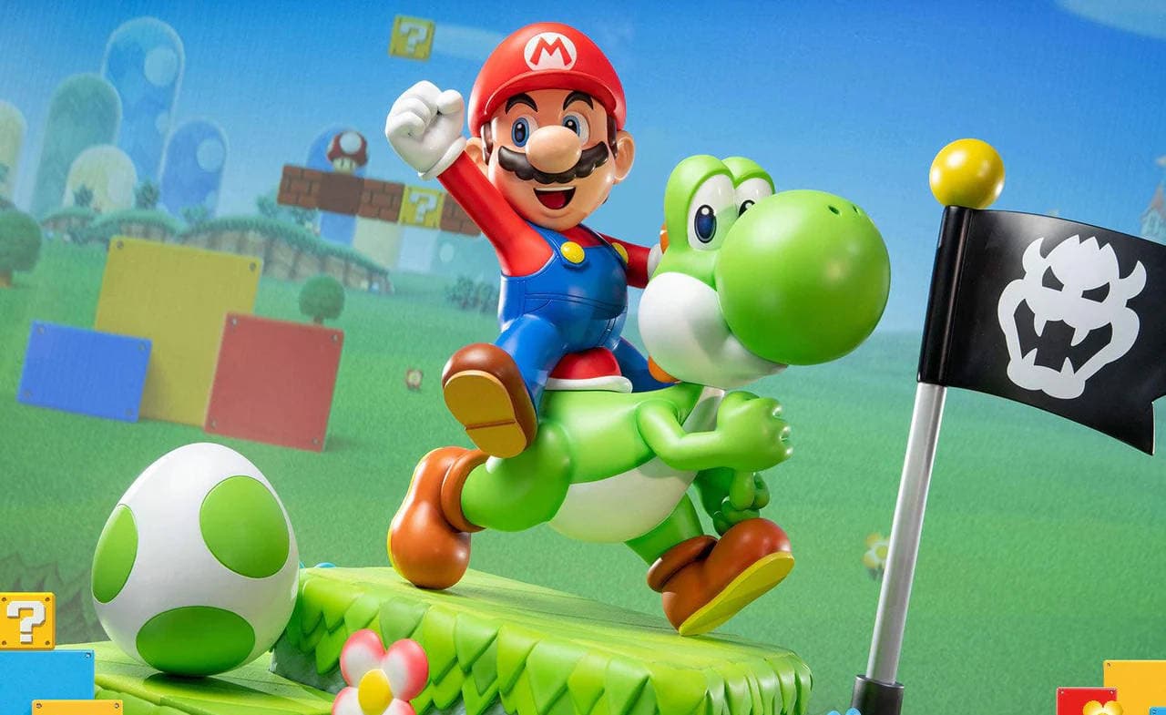 First 4 Figures начала приём предзаказов на статую Марио и Йоши из вселенной Super Mario