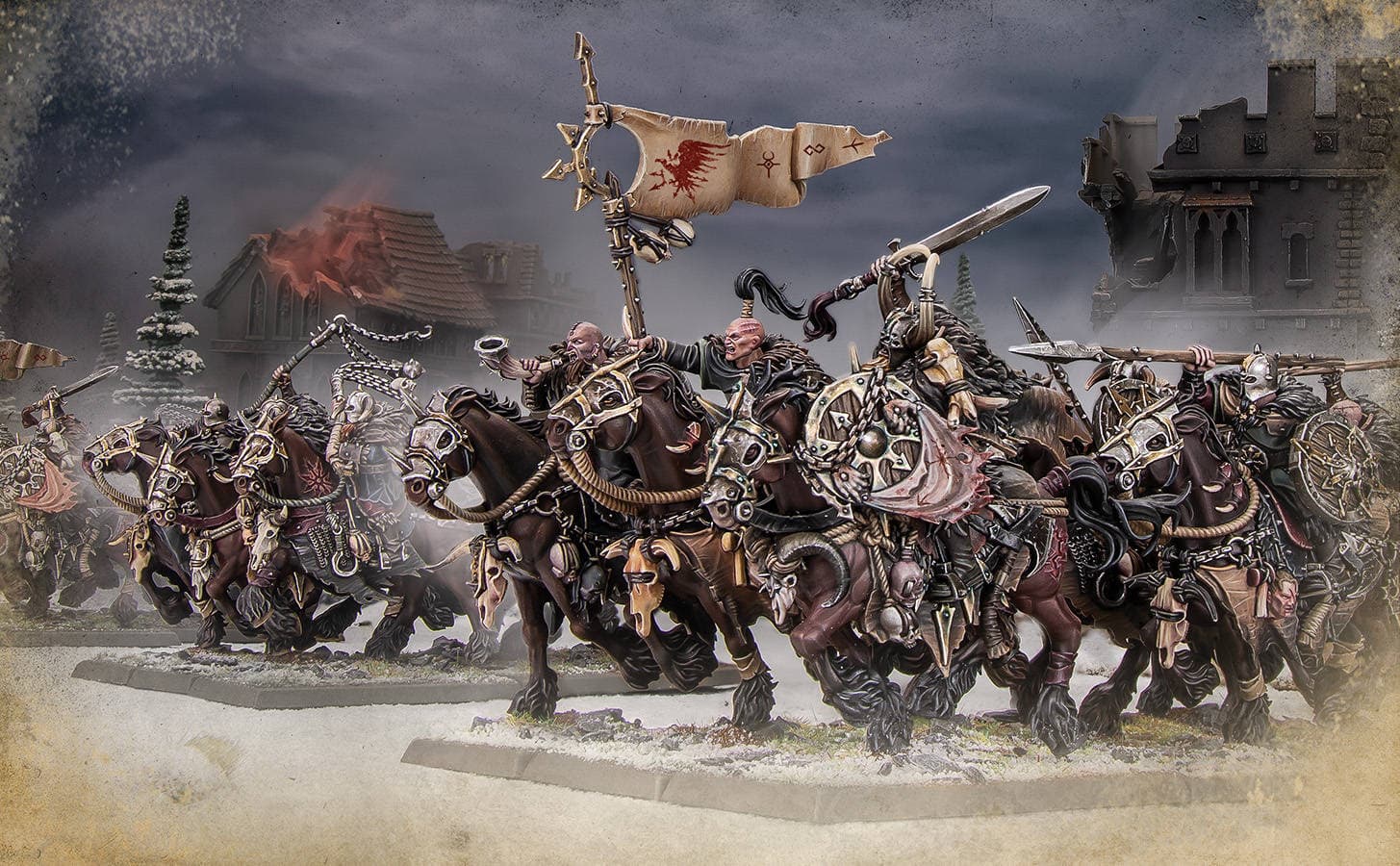 Создатели Warhammer: The Old World представили набор миниатюр «Мародёры Хаоса» Создатели Warhammer: The Old World представили набор миниатюр «Мародёры Хаоса»