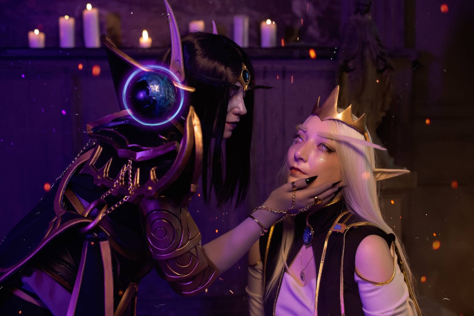 Судьбоносная встреча: модели представили косплеи Ксал’атат и жриц из World of Warcraft Судьбоносная встреча: модели представили косплеи Ксал’атат и жриц из World of Warcraft