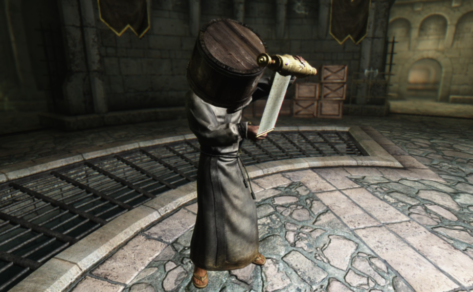 The bucket trick in Skyrim appeared by accident — even the developers hadn’t thought of it The bucket trick in Skyrim appeared by accident — even the developers hadn’t thought of it