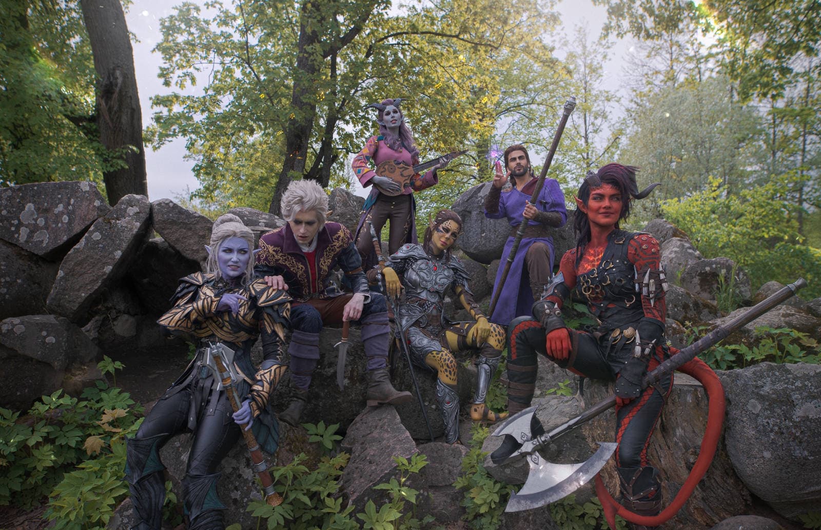 Adventures in the Forgotten Realms: Cosplayers Transform into a Party of Baldur’s Gate 3 Heroes