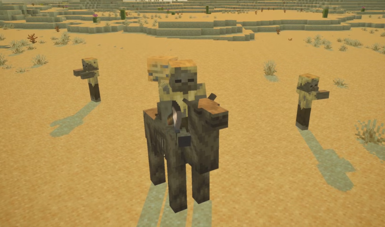 В Minecraft Bedrock добавили мобы, не умирающие на солнце — начался бета‑тест обновления