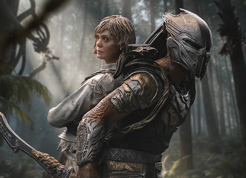«Охота началась!»: Iron Studios открыла предзаказ на статую Дэка и Тии из фильма «Хищник: Планета смерти»