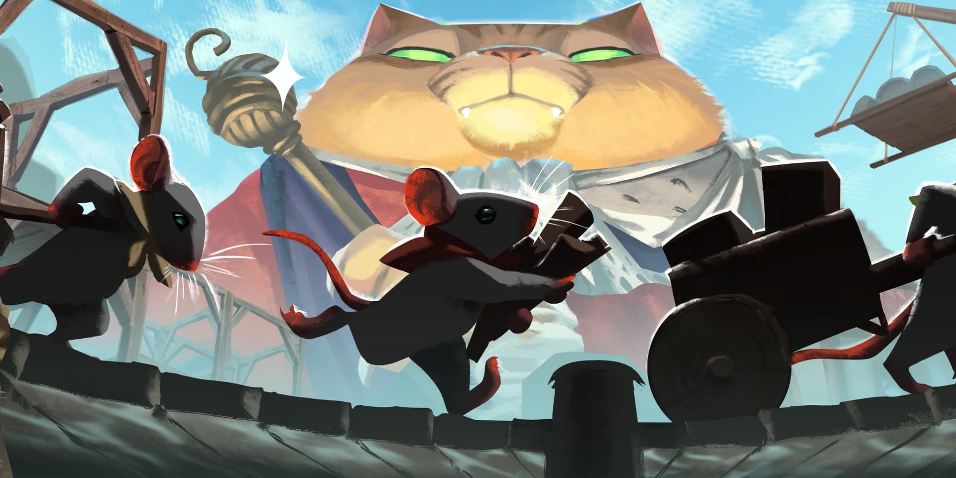 О мышах и кошках. Обзор градостроительного симулятора Whiskerwood [Ранний доступ]