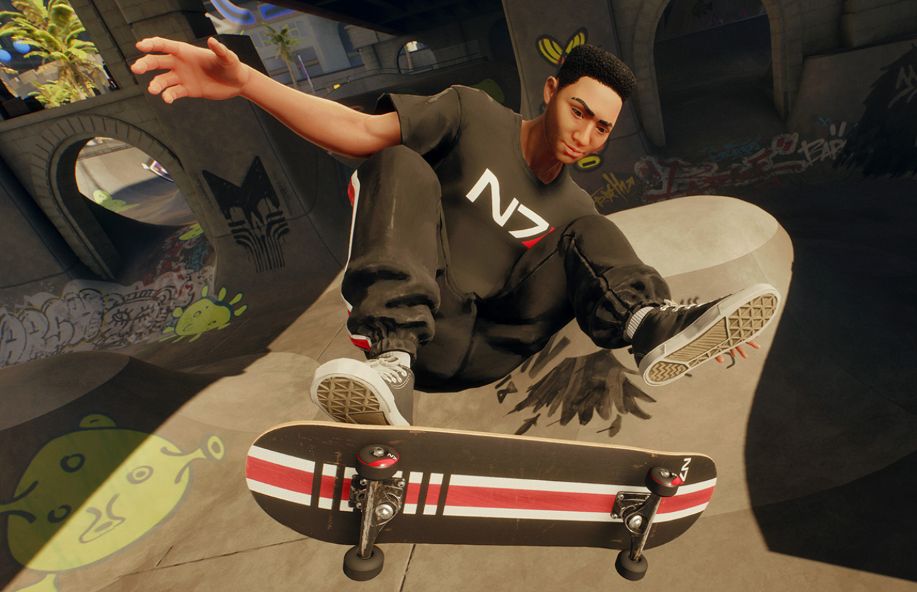 В Skate добавили коллекцию товаров по Mass Effect для внутриигрового магазина