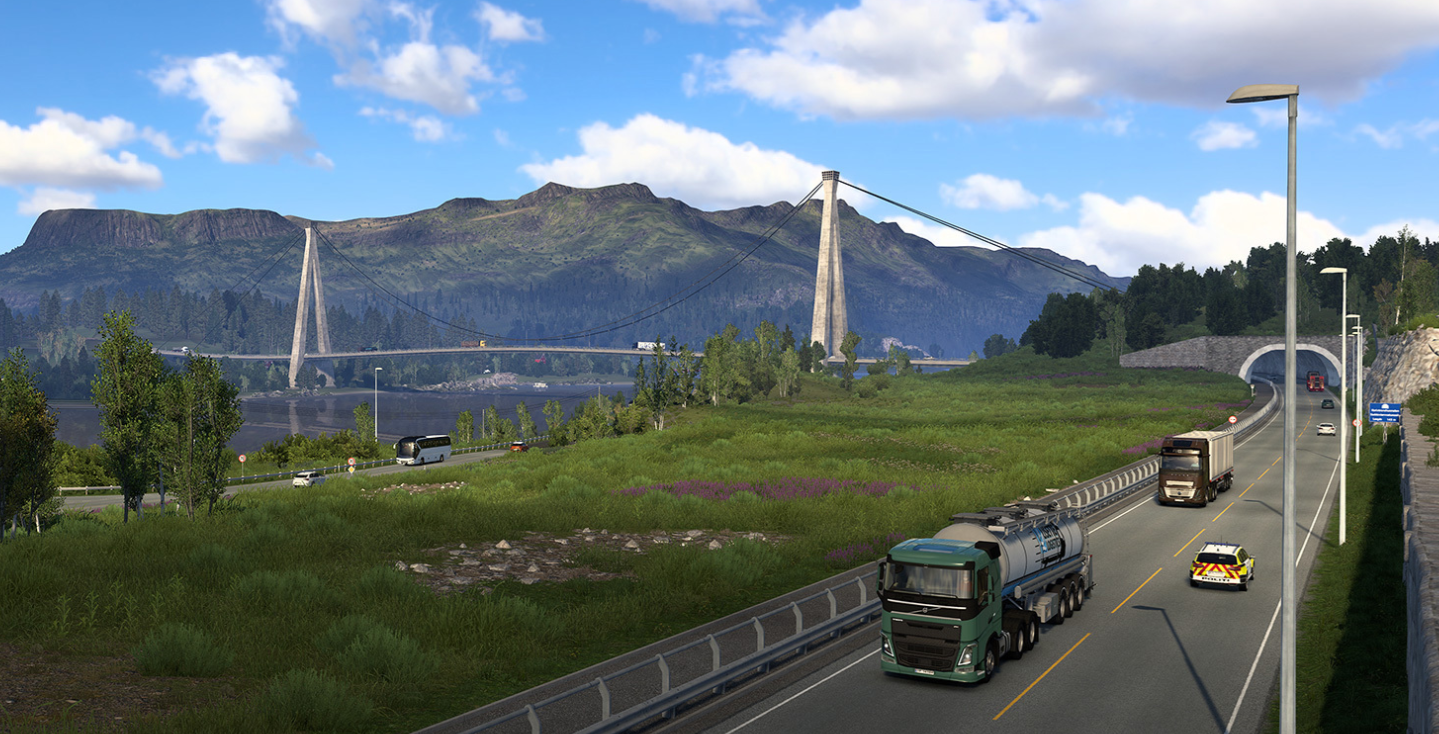 Northern Landmarks and Buses in Euro Truck Simulator 2: New Screenshots of the Nordic Horizons Expansion Northern Landmarks and Buses in Euro Truck Simulator 2: New Screenshots of the Nordic Horizons Expansion