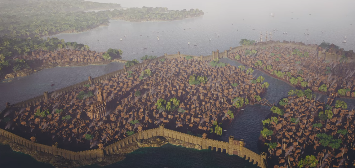 Художник перенёс Бравил из TES IV: Oblivion в Unreal Engine 5 с 16‑кратной детализацией